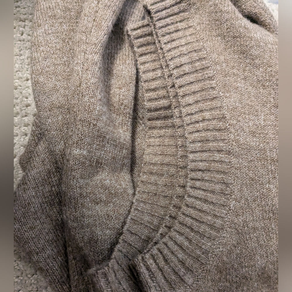๐ค RW&CO. Sleeveless Spongy Knit Midi Turtleneck Sweater Dress, M - Picture 7 of 11